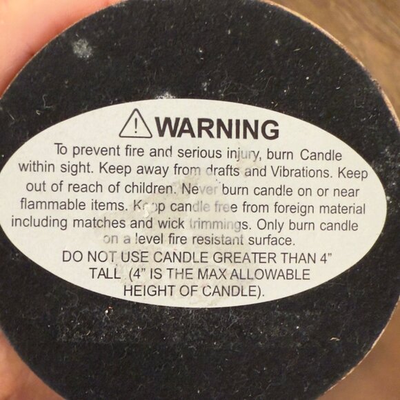 Mid-Century Tall Woodgrain Modern Candle Holders Black Inserts Set of 2 Decor - Picture 7 of 7